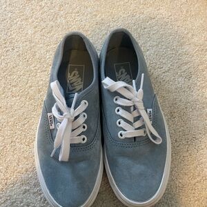 Vans Women’s Blue Suede Casual Sneakers